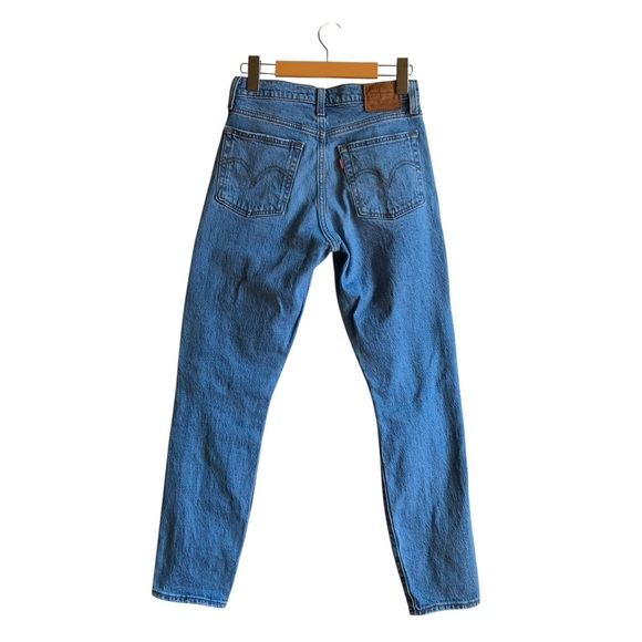 Levi’s Wedgie Fit Premium Jeans Jazz Devoted Size 25 Medium Wash - Picture 8 of 16